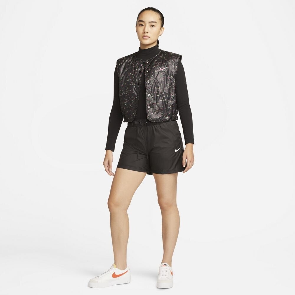 ナイキ（NIKE）（レディース）ショートパンツ 短パン ランニング ブラック 黒 ウィメンズ レペル ミッドライズ 撥水 DM6761-010
