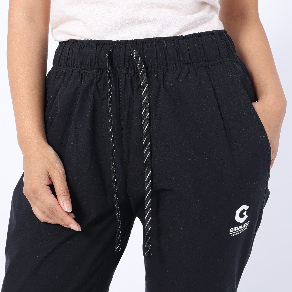 ジローム（GIRAUDM）（レディース）ドライ 吸汗速乾 UVカット レディース クロップドパンツ 867GM1SD6745 BLK★★★