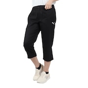 (レディース)PCPC ウーブン 3/4 パンツ 680715 01 BLK