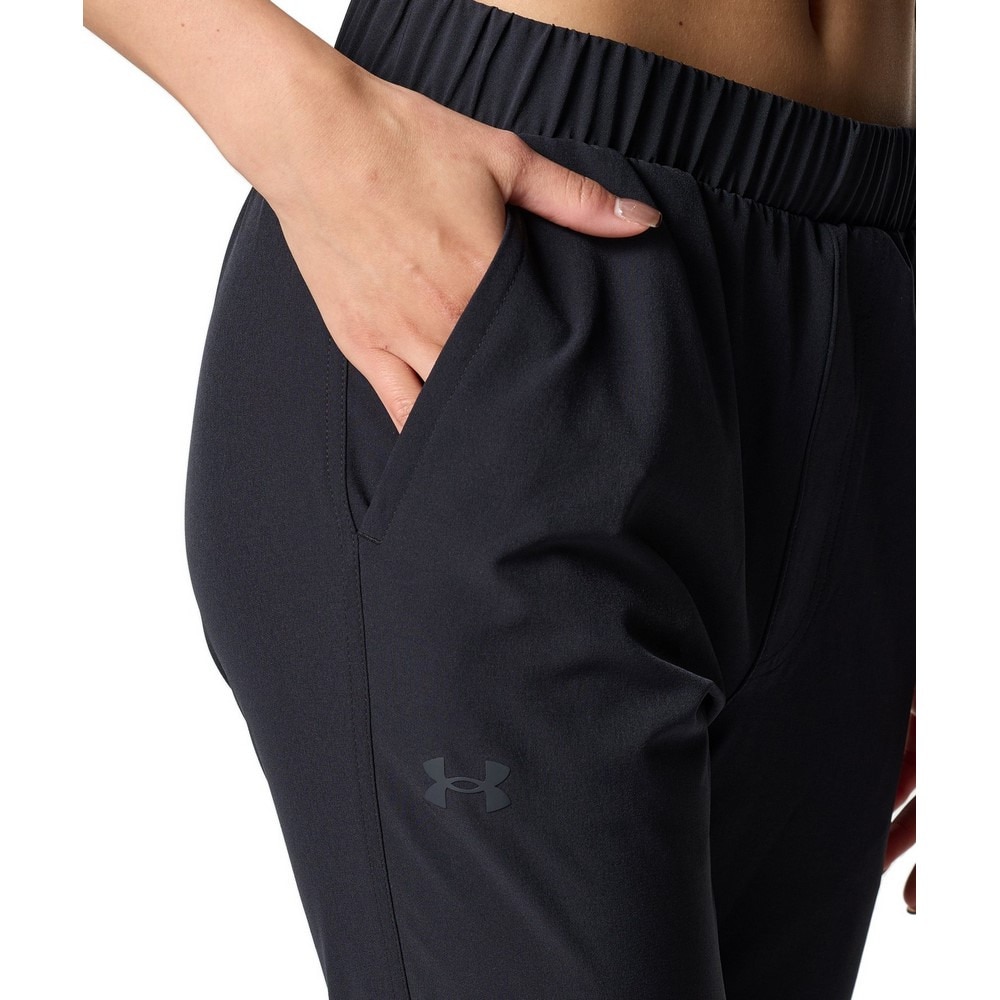アンダーアーマー（UNDER ARMOUR）（レディース）ストレッチウーブン クロップパンツ 6001379 001