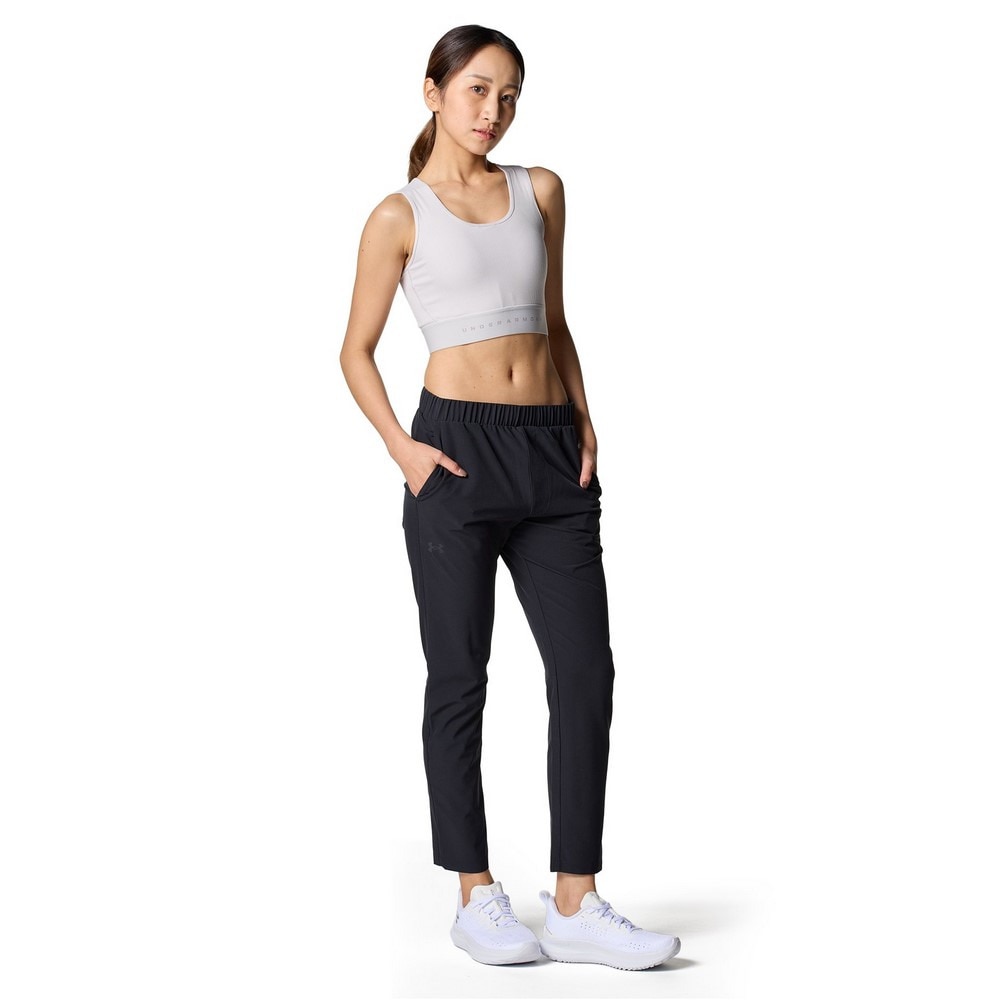 アンダーアーマー（UNDER ARMOUR）（レディース）ストレッチウーブン クロップパンツ 6001379 001