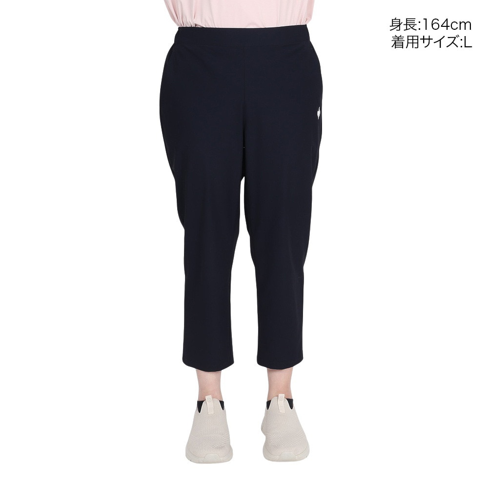 ルコックスポルティフ（lecoqsportif）（レディース）接触冷感クロップドパンツ LT5SHP30L NV00