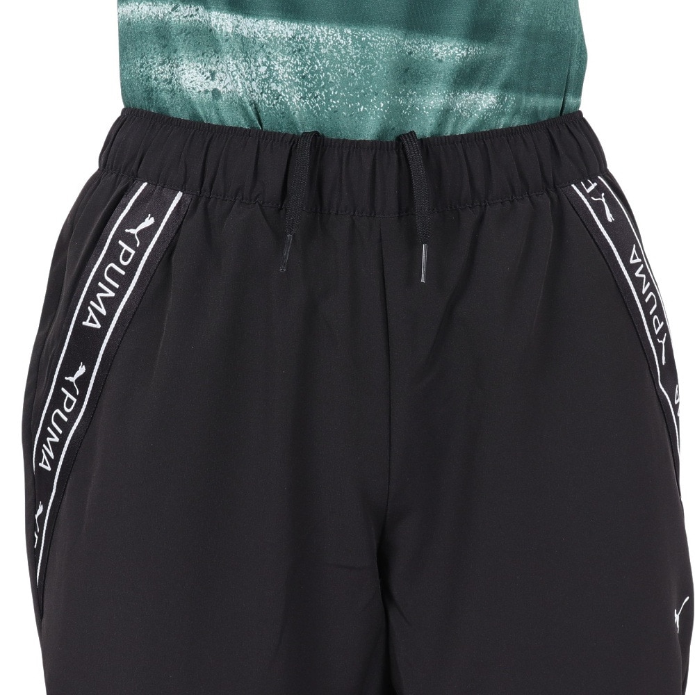 プーマ（PUMA）（レディース）ウーブン 3/4 パンツ 527824 01 BLK