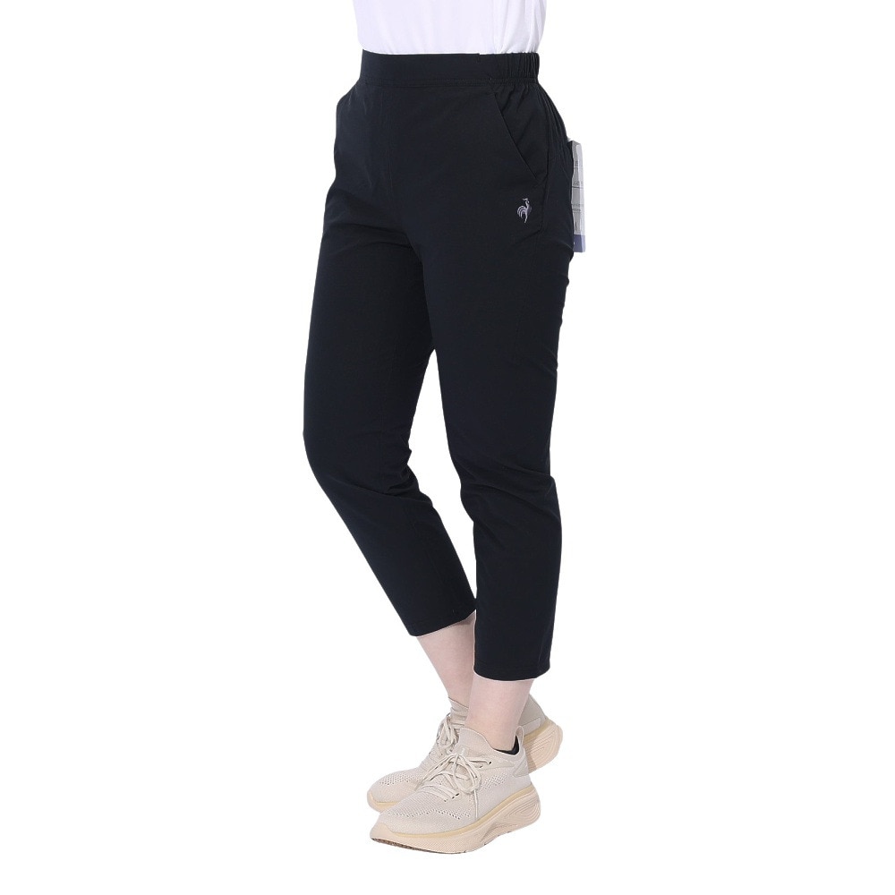 ルコックスポルティフ（lecoqsportif）（レディース）エアスタイリッシュパンツ ルフフォルム 7分丈 LT5SLP33L BK00