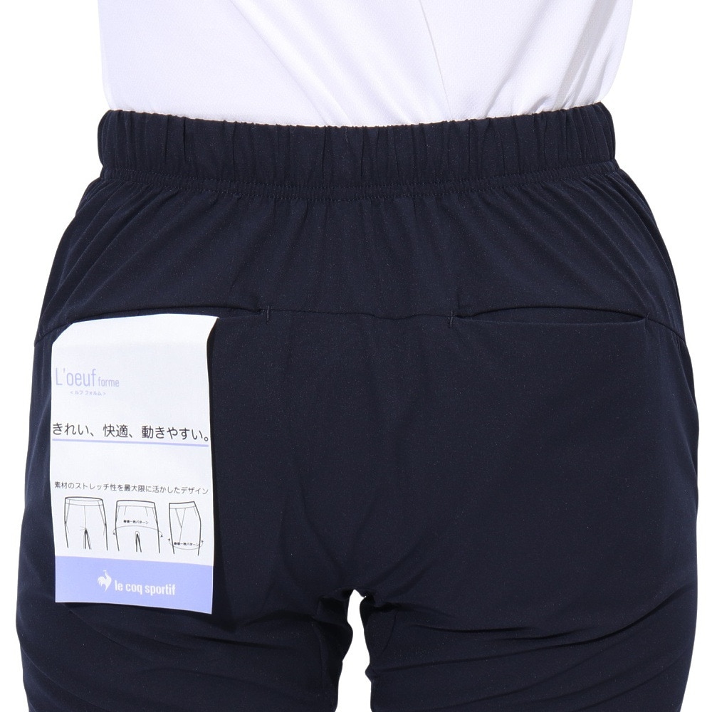 ルコックスポルティフ（lecoqsportif）（レディース）エアスタイリッシュパンツ ルフフォルム 7分丈 LT5SLP33L NV00
