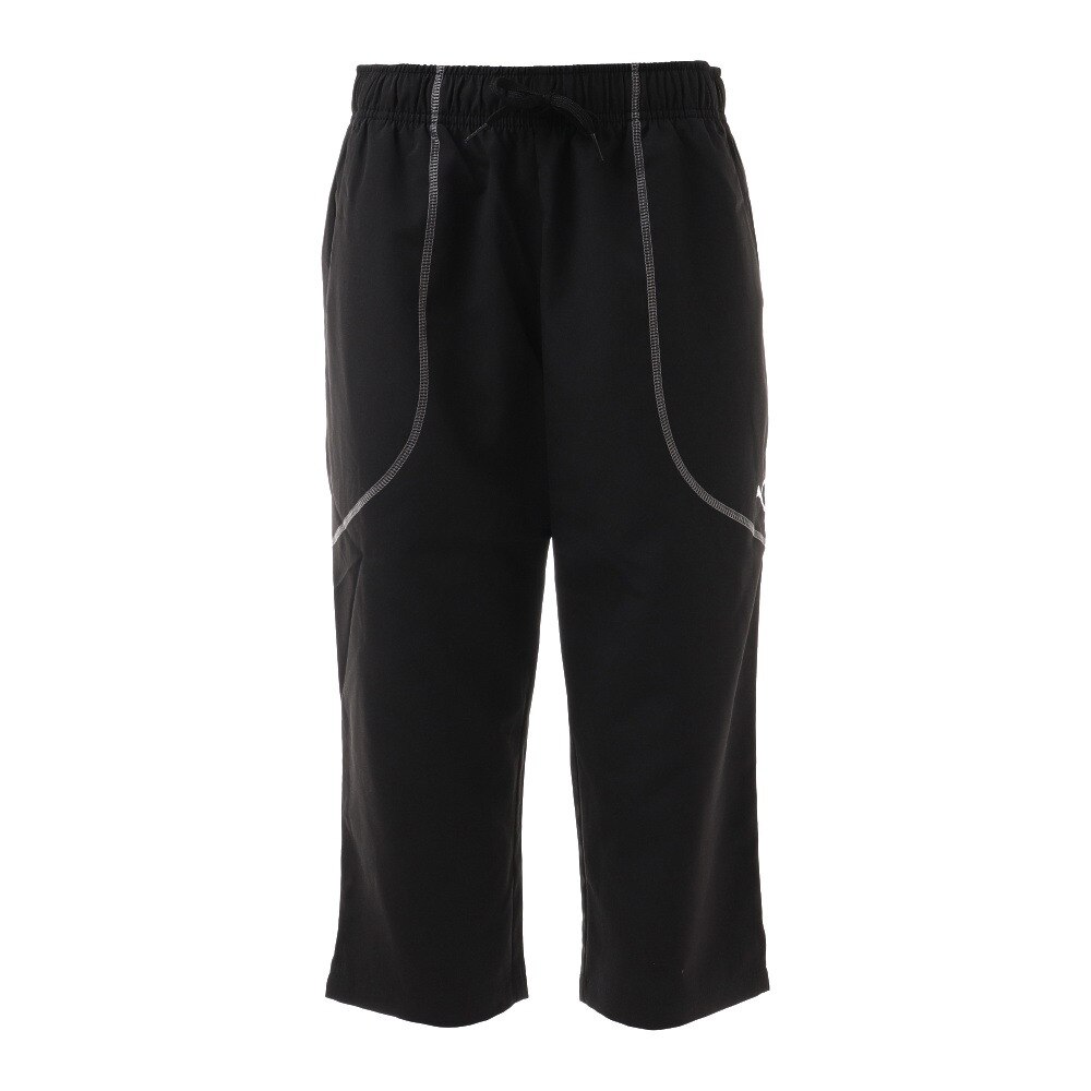  ノンラインド ウーブン3/4パンツ 520536 01 BLK