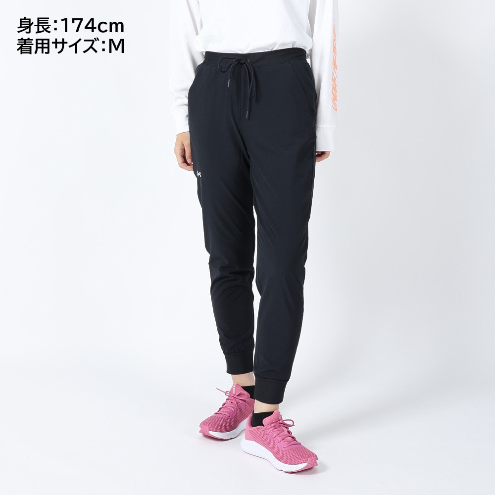 アンダーアーマー（UNDER ARMOUR）（レディース）パンツ レディース アーマースポーツ ウーブン パンツ 1348447 BLK/MSV AT