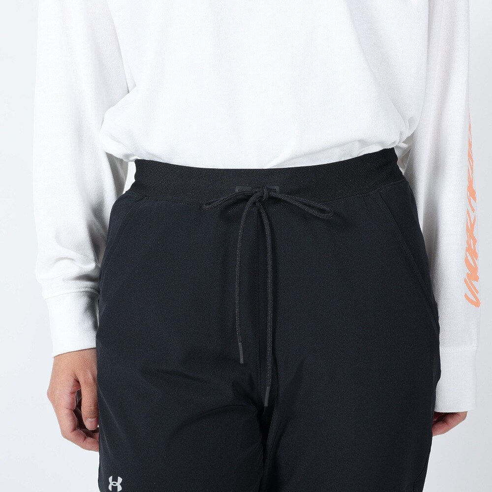 アンダーアーマー（UNDER ARMOUR）（レディース）パンツ レディース アーマースポーツ ウーブン パンツ 1348447 BLK/MSV AT