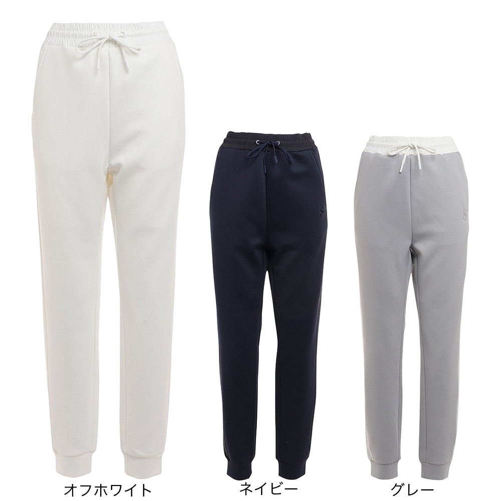 ウィッテム（HUITIEME）（レディース）ハイブリット スウェットパンツ 192-77011-098