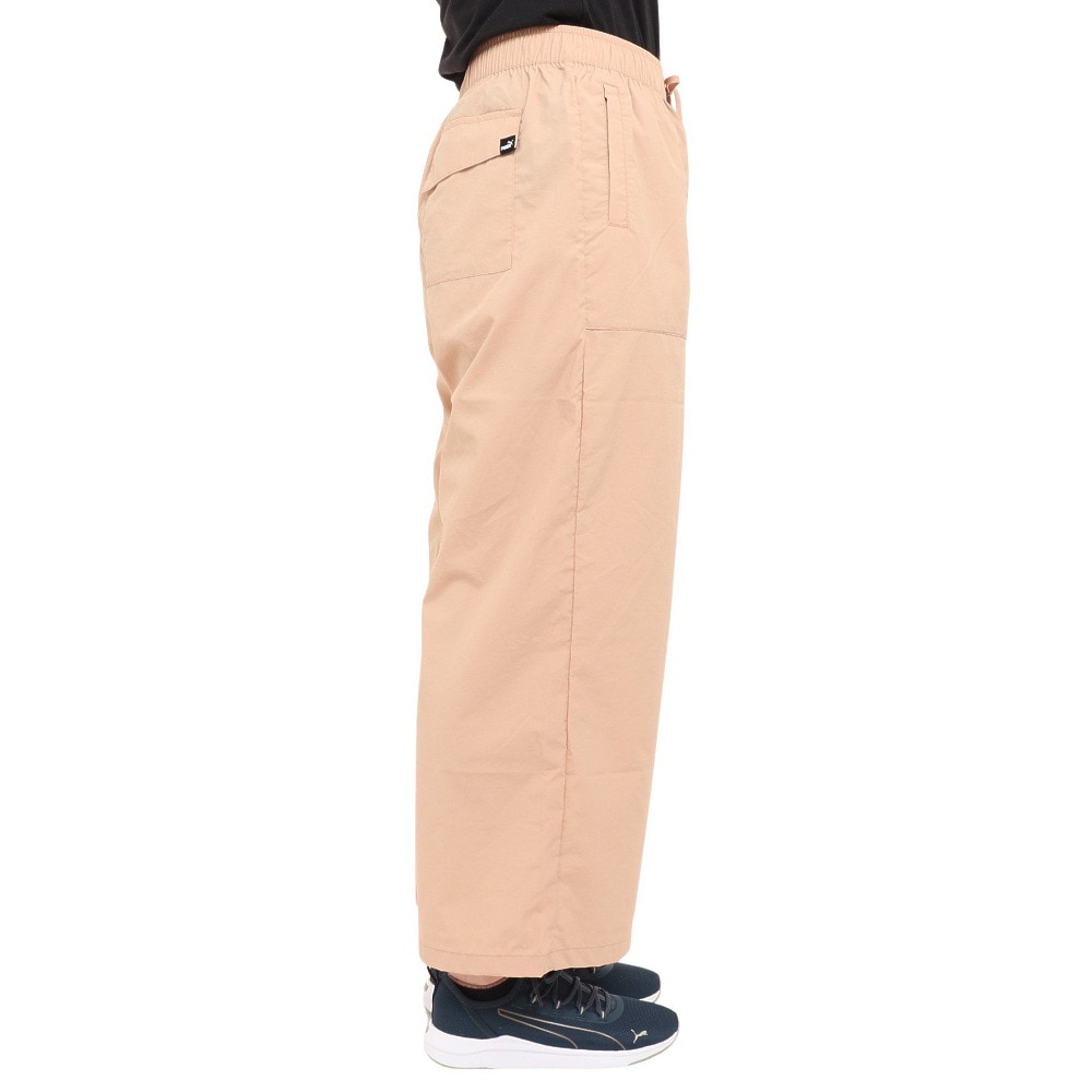 プーマ（PUMA）（レディース）パンツ レディース ウーブン ワイド クロップドパンツ 674945 89 BRW