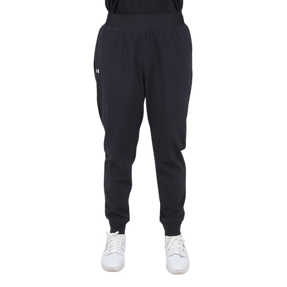 アンダーアーマー（UNDER ARMOUR）（レディース）パンツ ストレッチ 撥水 ブラック 黒 アーマースポーツ ウーブン パンツ 1382727 001