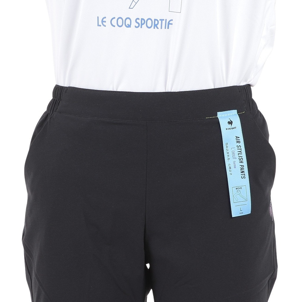 ルコックスポルティフ（lecoqsportif）（レディース）エアスタイリッシュパンツ ルフフォルム QMWXJD30 BK
