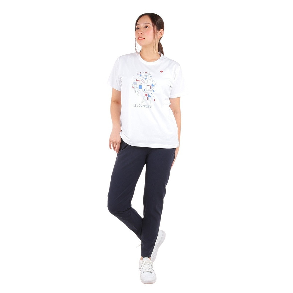 ルコックスポルティフ（lecoqsportif）（レディース）エアスタイリッシュパンツ ルフフォルム QMWXJD30 NV