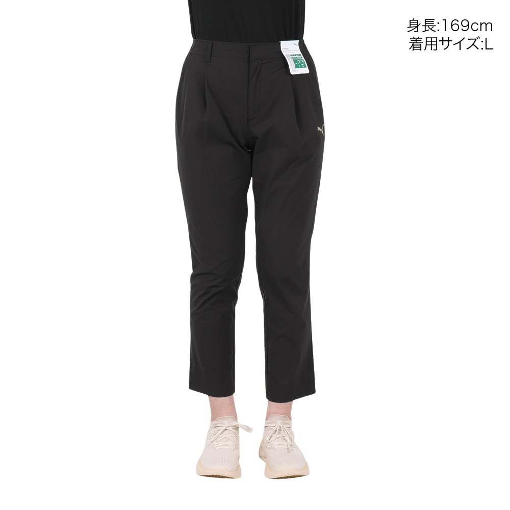 プーマ（PUMA）（レディース）ESS ウーブンクロップ テーパードパンツ 686939 01 BLK