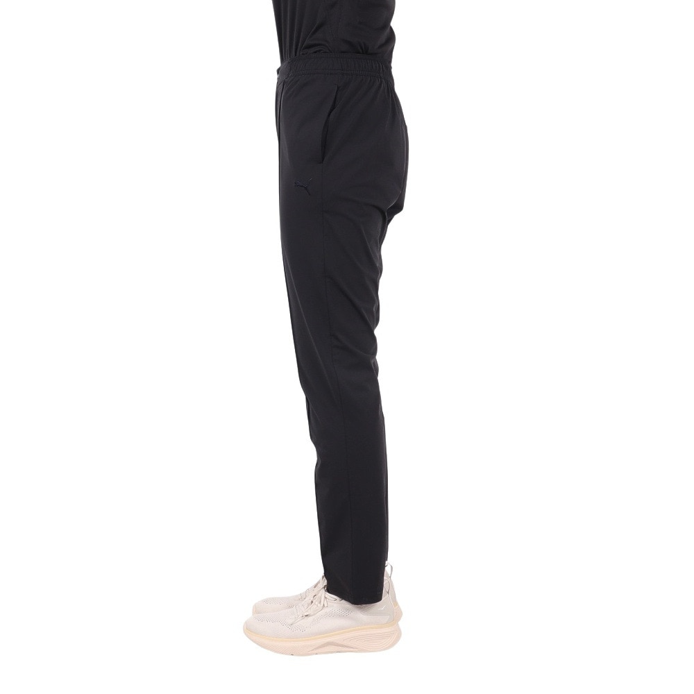 プーマ（PUMA）（レディース）ESS ニット ストレートパンツ 686940 01 BLK