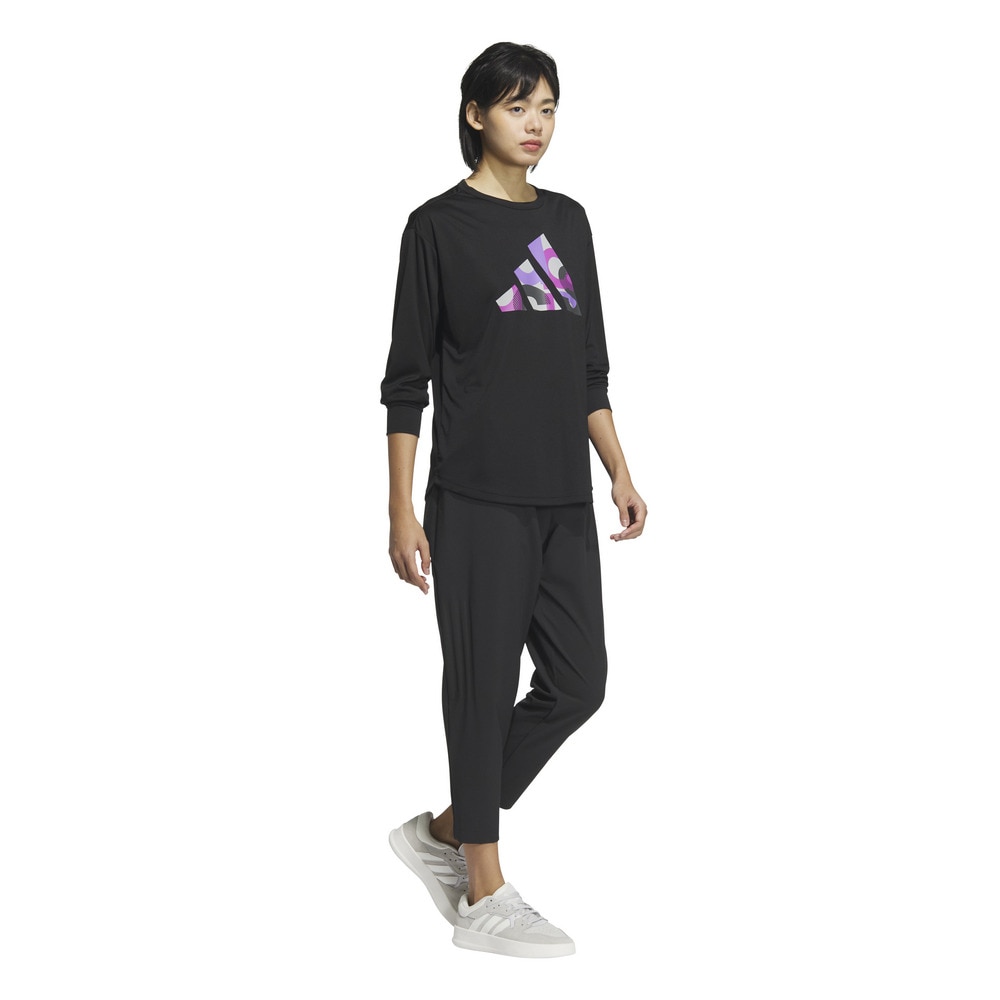 アディダス（adidas）（レディース）ストレッチウーブン クロップパンツ KQD89-JP0029