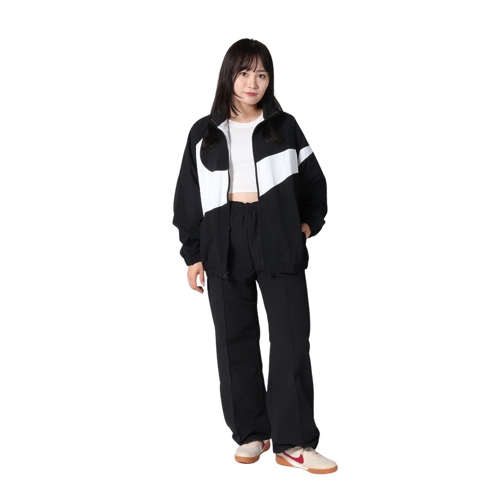 ナイキ（NIKE）（レディース）エブリシング ウーブン ミッドライズ オープンヘム パンツ FQ3589-010