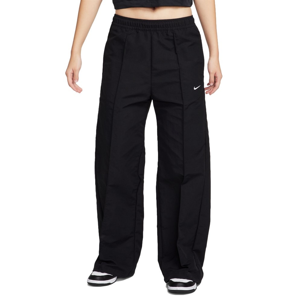 ナイキ（NIKE）（レディース）エブリシング ウーブン ミッドライズ オープンヘム パンツ FQ3589-010