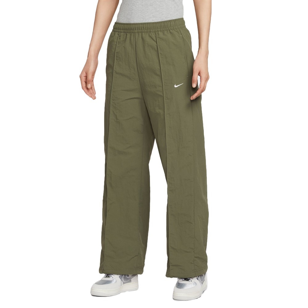 ナイキ（NIKE）（レディース）エブリシング ウーブン ミッドライズ オープンヘム パンツ FQ3589-222