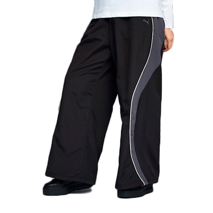 プーマ（PUMA）（レディース）CORE HERITAGE ラインド ウーブンパンツ 690172 01 BLK