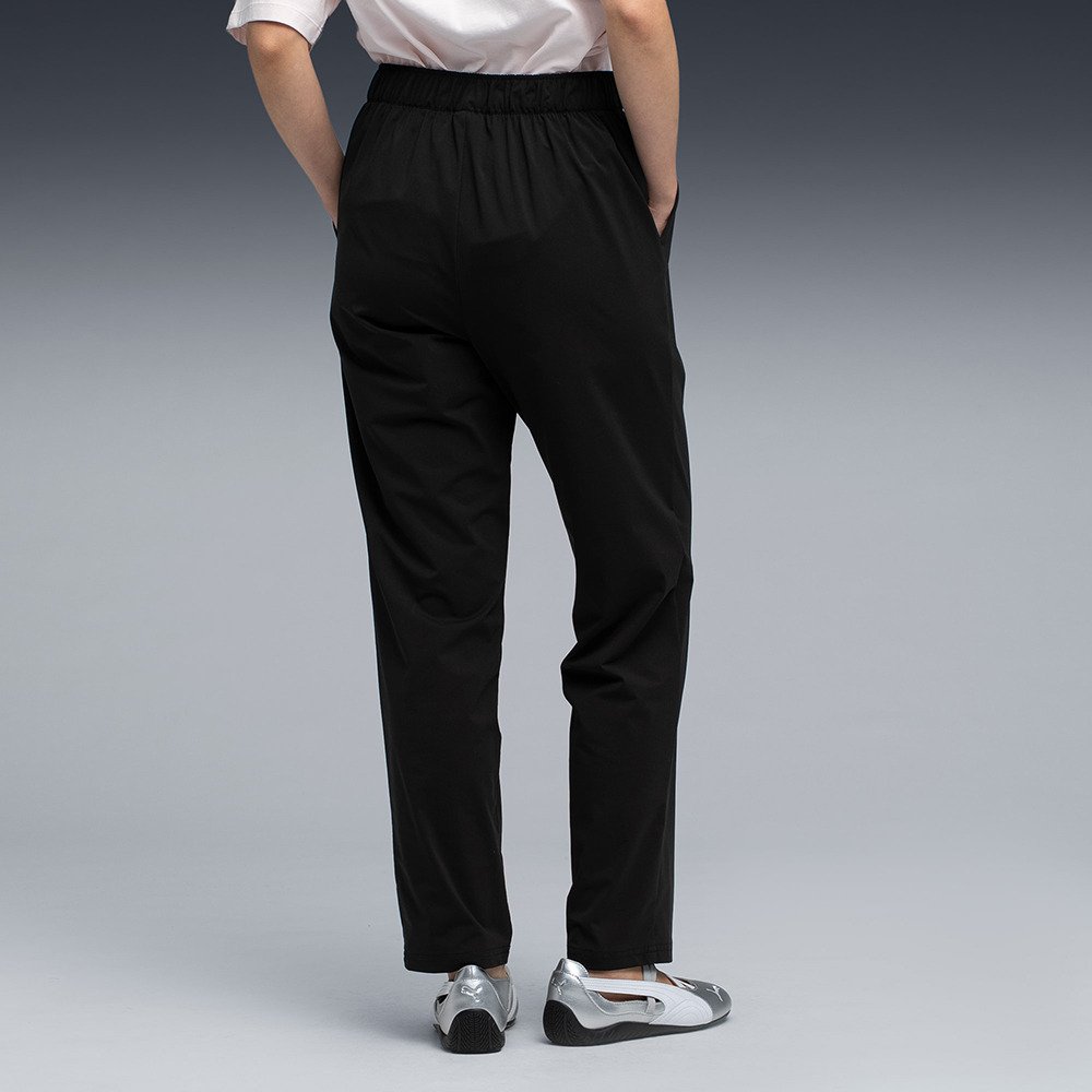 プーマ（PUMA）（レディース）ESS ニット フルレングス テーパード パンツ 693566 01 BLK