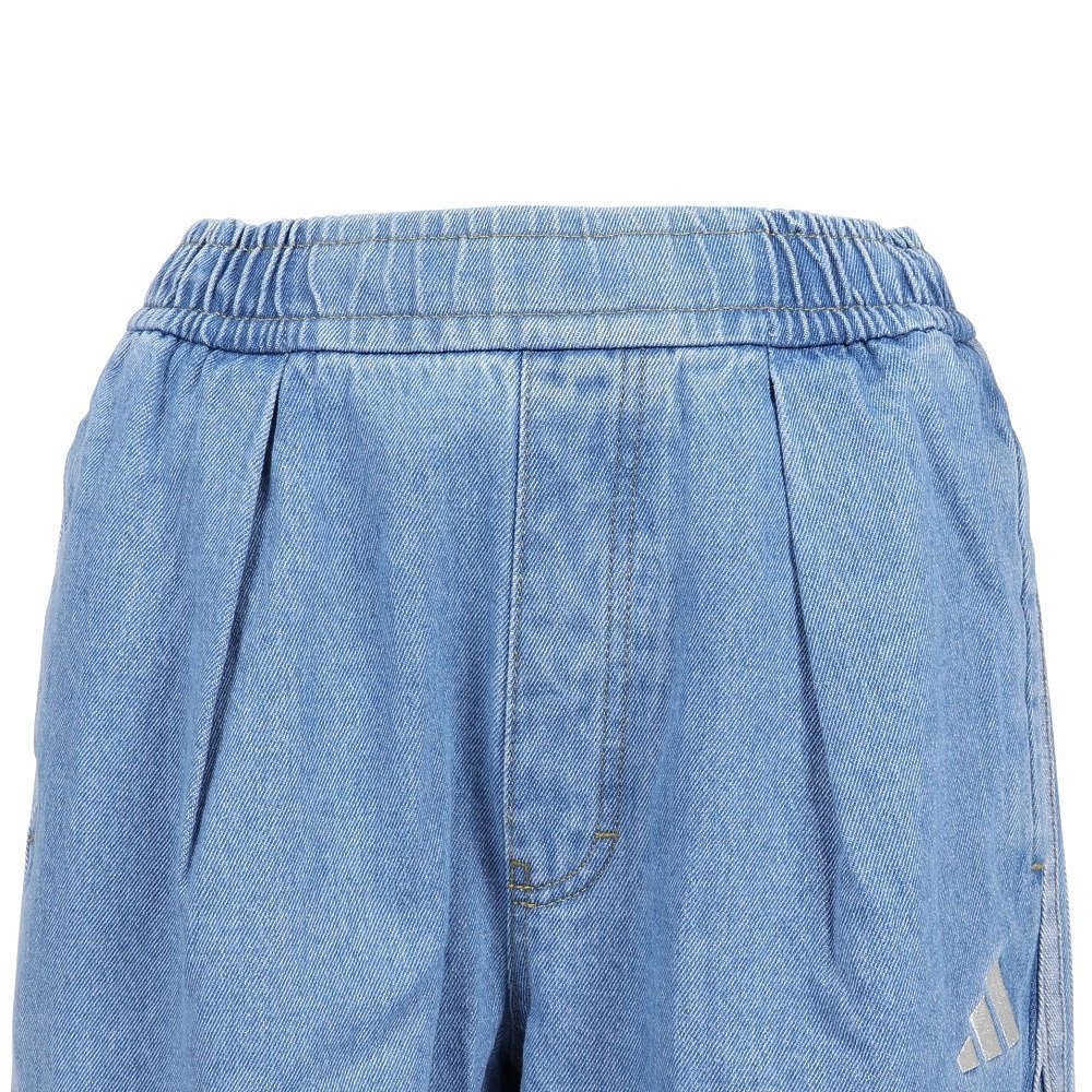 アディダス（adidas）（レディース）スタジアム ウォッシュ ルーズフィット デニムパンツ L6439-KV0619