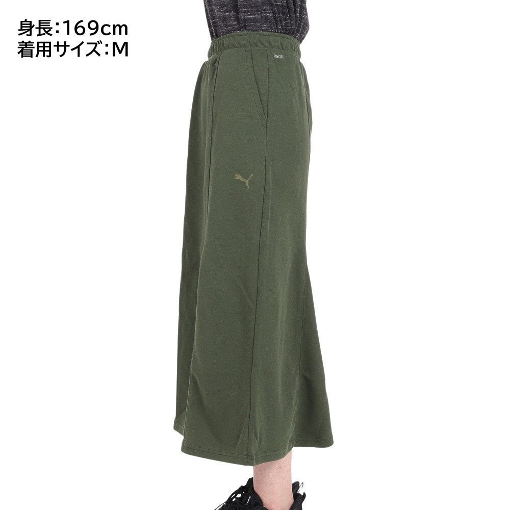 プーマ（PUMA）（レディース）PCPC ニット ロング スカート 677709 31 OLV