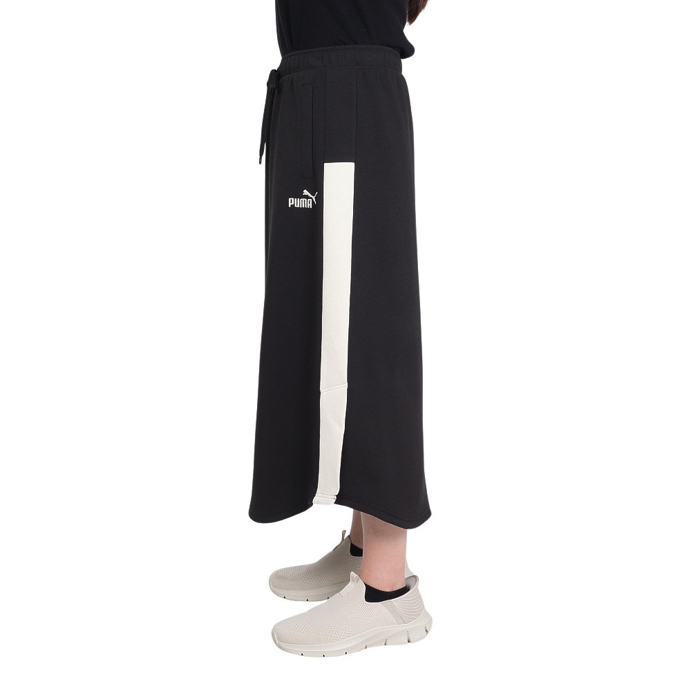 プーマ（PUMA）（レディース）CORE HERITAGE MX ロング スカート 686886 01 BLK