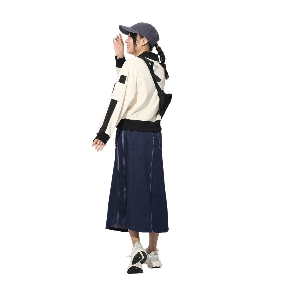 プーマ（PUMA）（レディース）CORE HERITAGE デニムライク ロングスカート 689366 06 NVY
