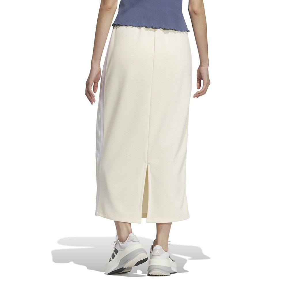 アディダス（adidas）（レディース）スリーストライプス ダブルニット Iライン スカート KRC75-JL5109