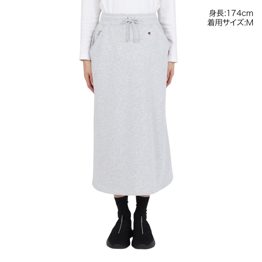 チャンピオン（CHAMPION）（レディース）スウェット ロングスカート CW