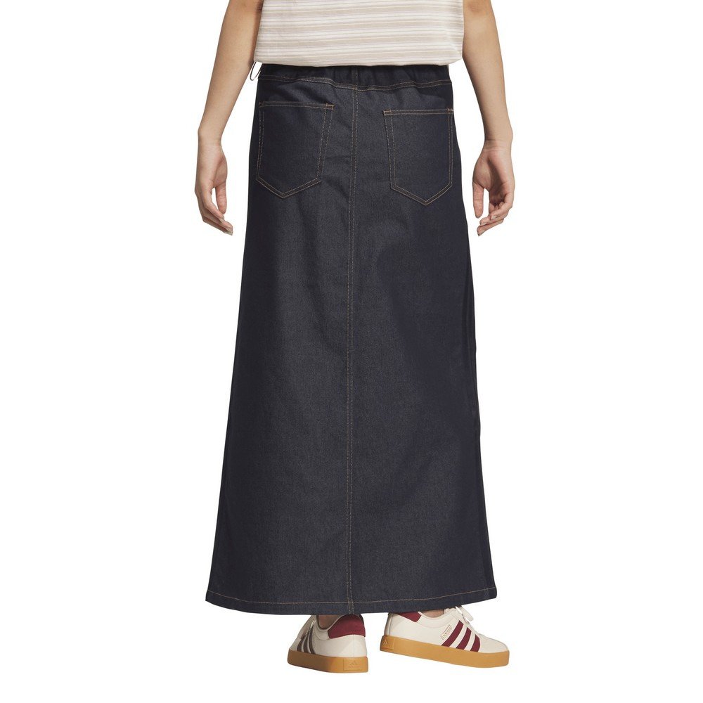 アディダス（adidas）（レディース）スタジアム クローム デニム ルーズフィット スカート DK592-KF8216