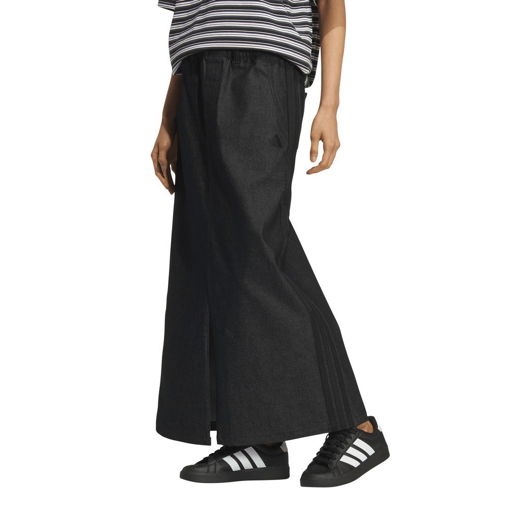 アディダス（adidas）（レディース）スタジアム クローム デニム ルーズフィット スカート DK592-KF8217