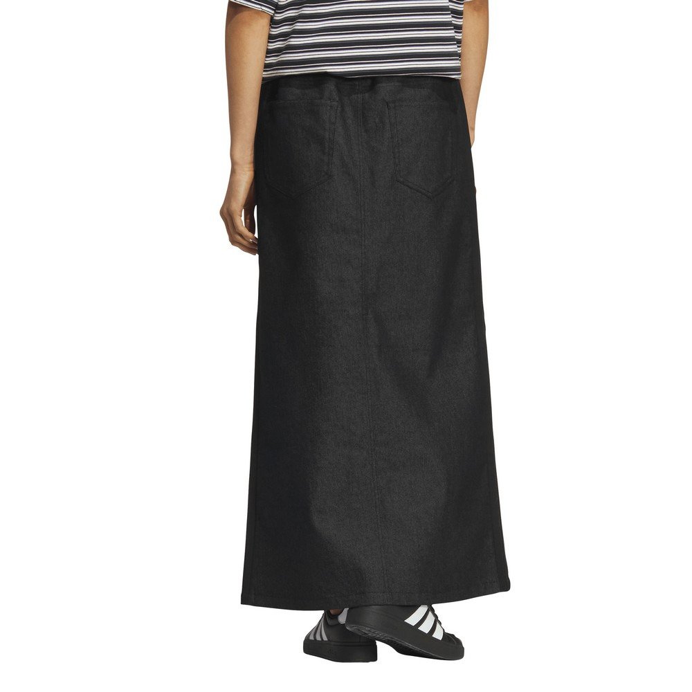 アディダス（adidas）（レディース）スタジアム クローム デニム ルーズフィット スカート DK592-KF8217