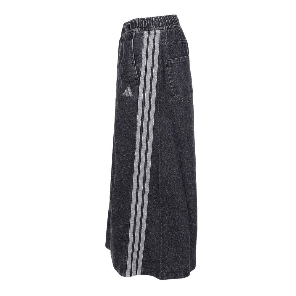 アディダス（adidas）（レディース）スタジアム ウォッシュ デニム ルーズフィット スカート L6740-KV0623