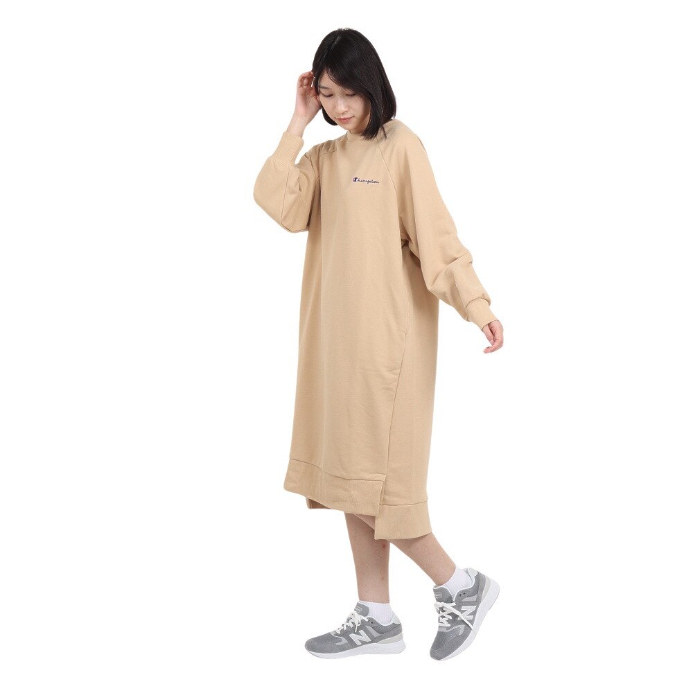 チャンピオン-ヘリテイジ（CHAMPION-HERITAGE）（レディース）スウェットワンピース 23FW CW-Y008 780