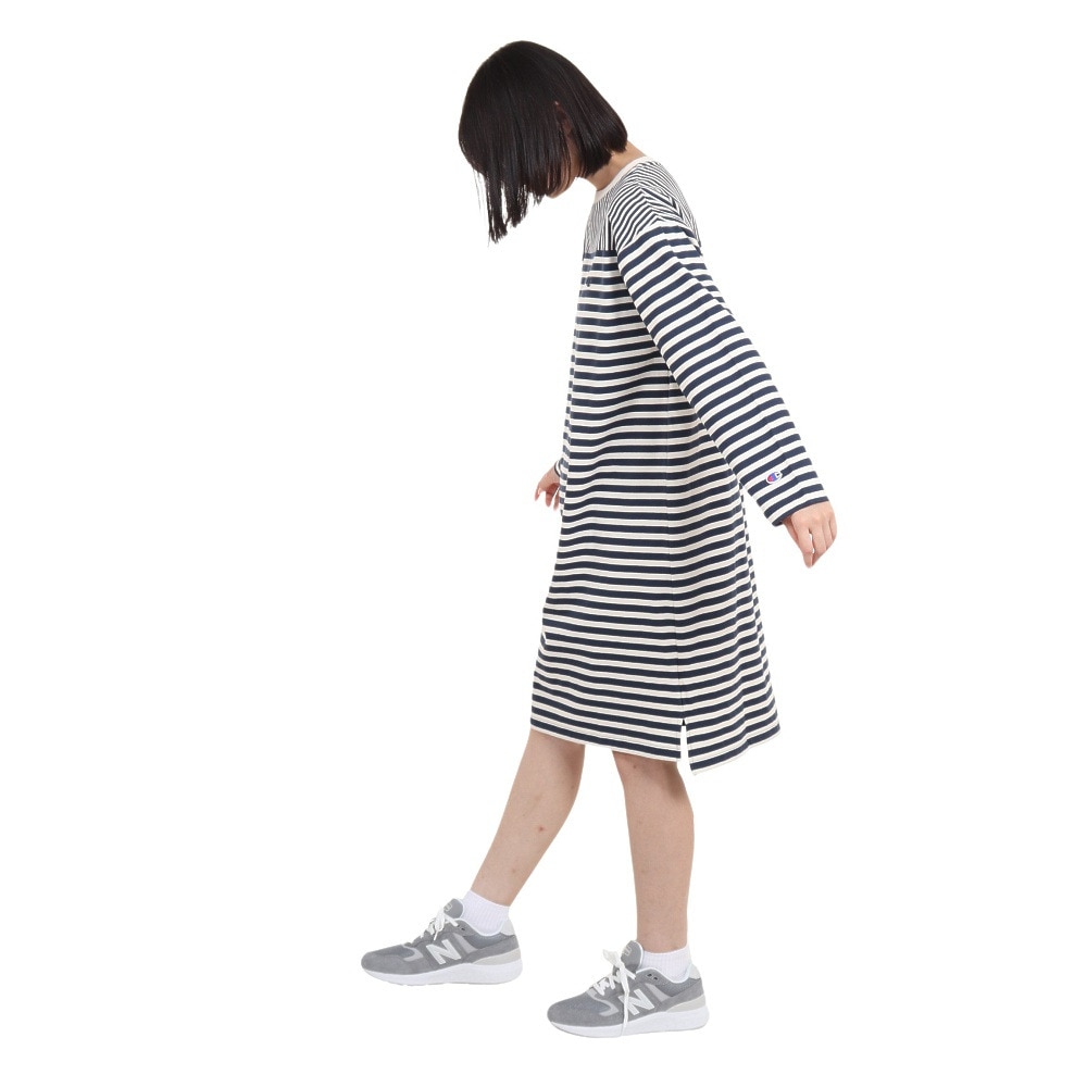 チャンピオン-ヘリテイジ（CHAMPION-HERITAGE）（レディース）ワンピース ボーダーワンピース CW-Y402 386  スポーツ用品はスーパースポーツゼビオ
