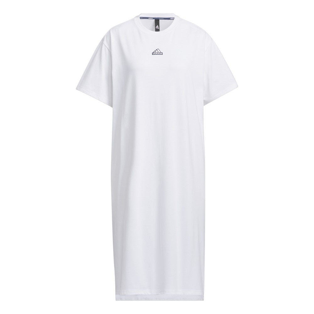 アディダス（adidas）（レディース）ワーディング ルーズフィット シングルジャージー Tシャツワンピース JSY23-IM8750