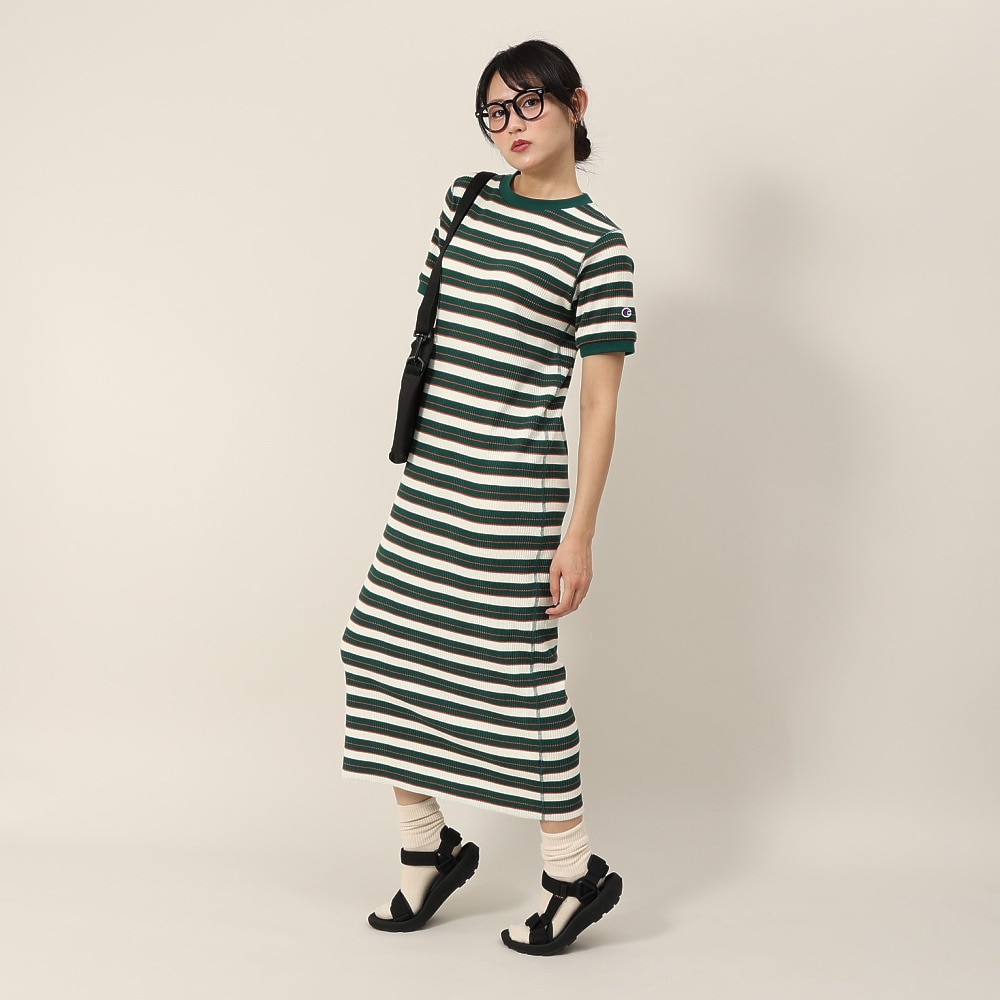 チャンピオン-ヘリテイジ（CHAMPION-HERITAGE）（レディース）ボーダーワンピース CW-B309 551