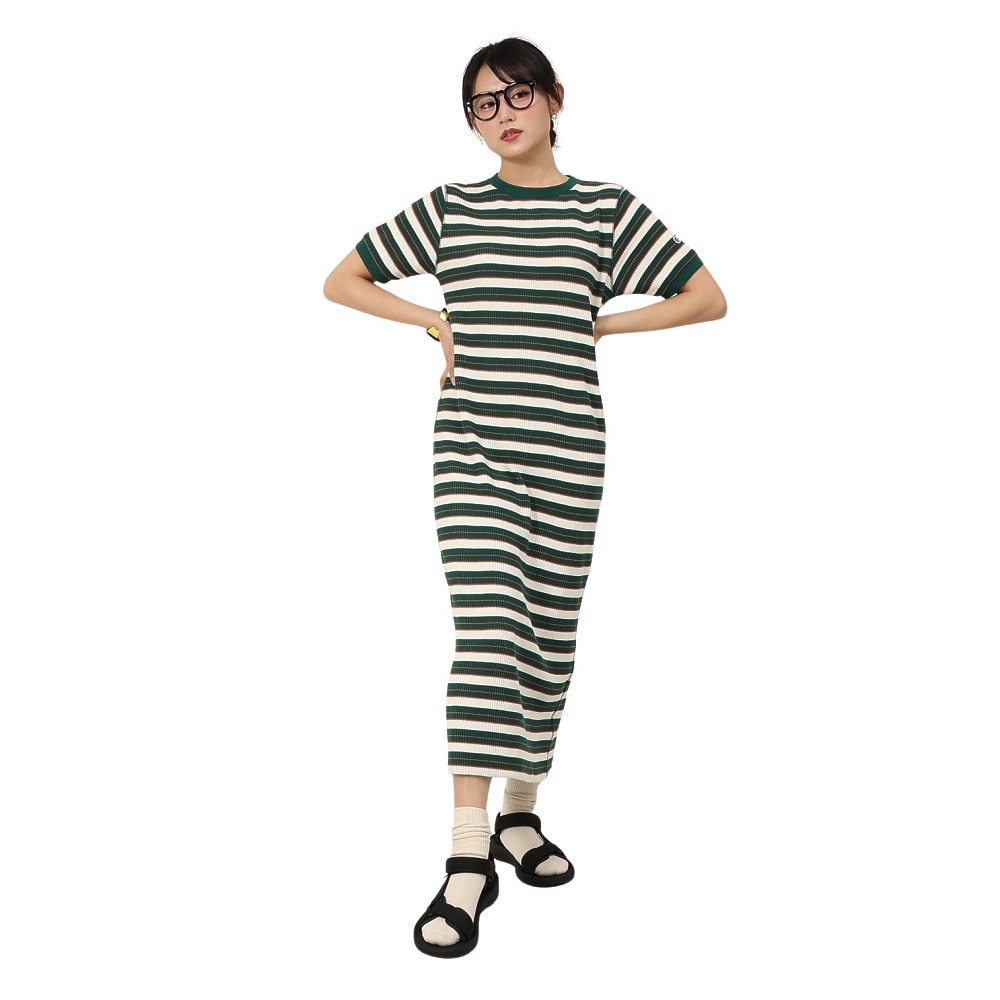 チャンピオン-ヘリテイジ（CHAMPION-HERITAGE）（レディース）ボーダーワンピース CW-B309 551
