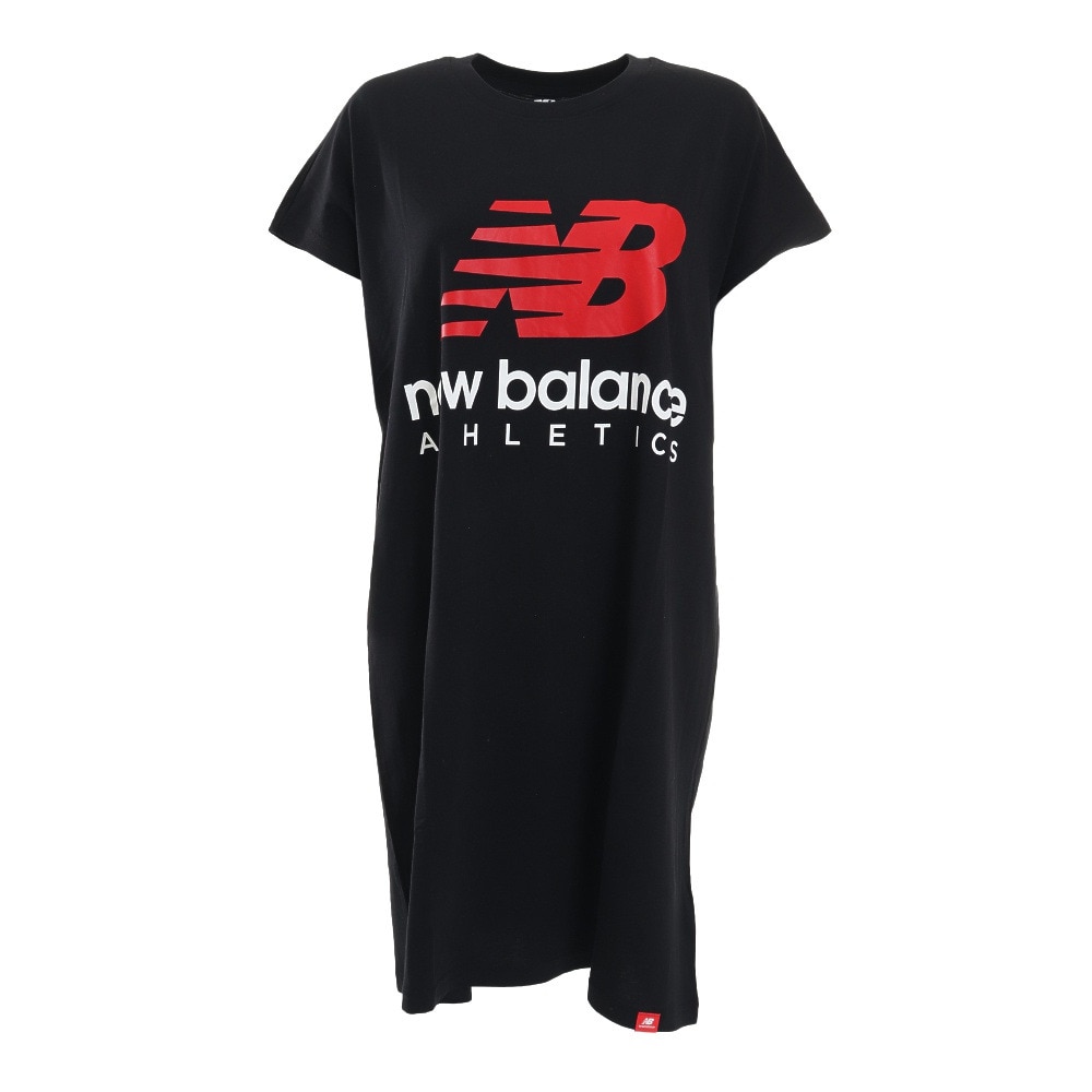 ニューバランス（new balance）（レディース）エッセンシャルズアイコンTドレス ワンピース WD01502BK