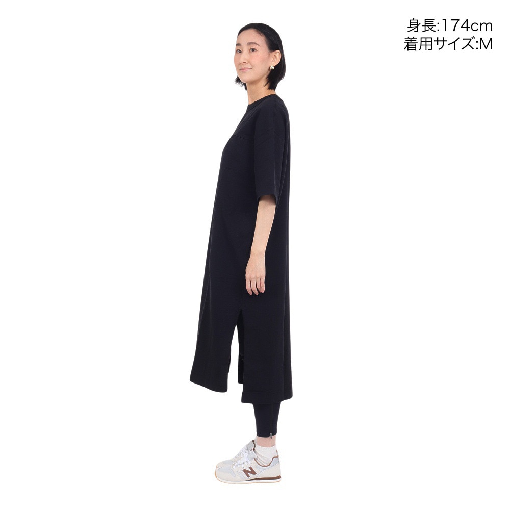 ニューバランス（new balance）（レディース）ワンピース 900 ドレスTシャツ AWD35025BK