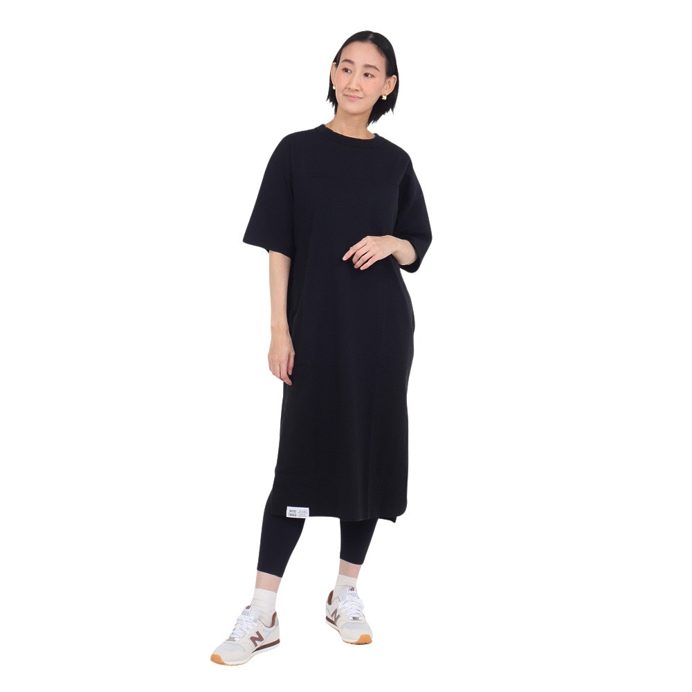 ニューバランス（new balance）（レディース）ワンピース 900 ドレスTシャツ AWD35025BK