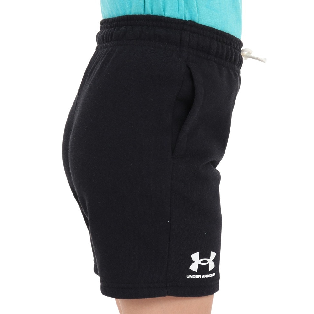 アンダーアーマー（UNDER ARMOUR）（キッズ）ショーツ ジュニア Rival Terry ショーツ 1377255 001