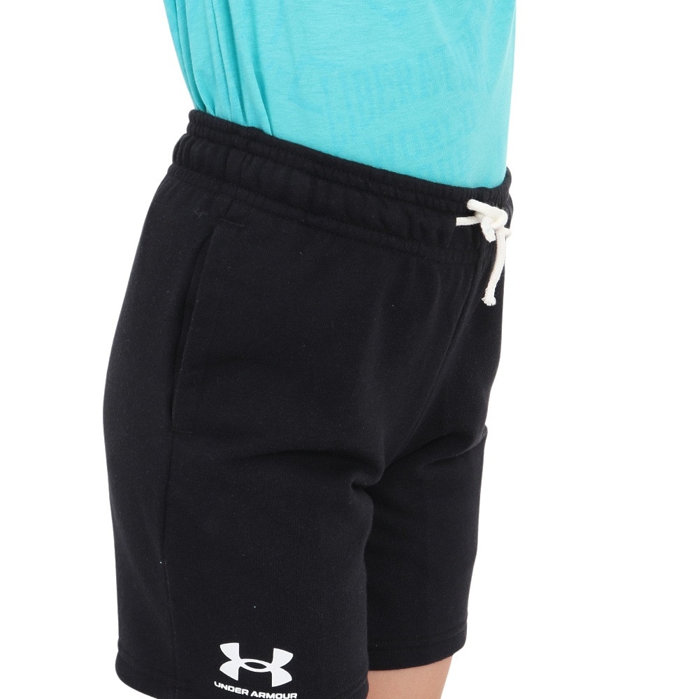 アンダーアーマー（UNDER ARMOUR）（キッズ）ショーツ ジュニア Rival Terry ショーツ 1377255 001