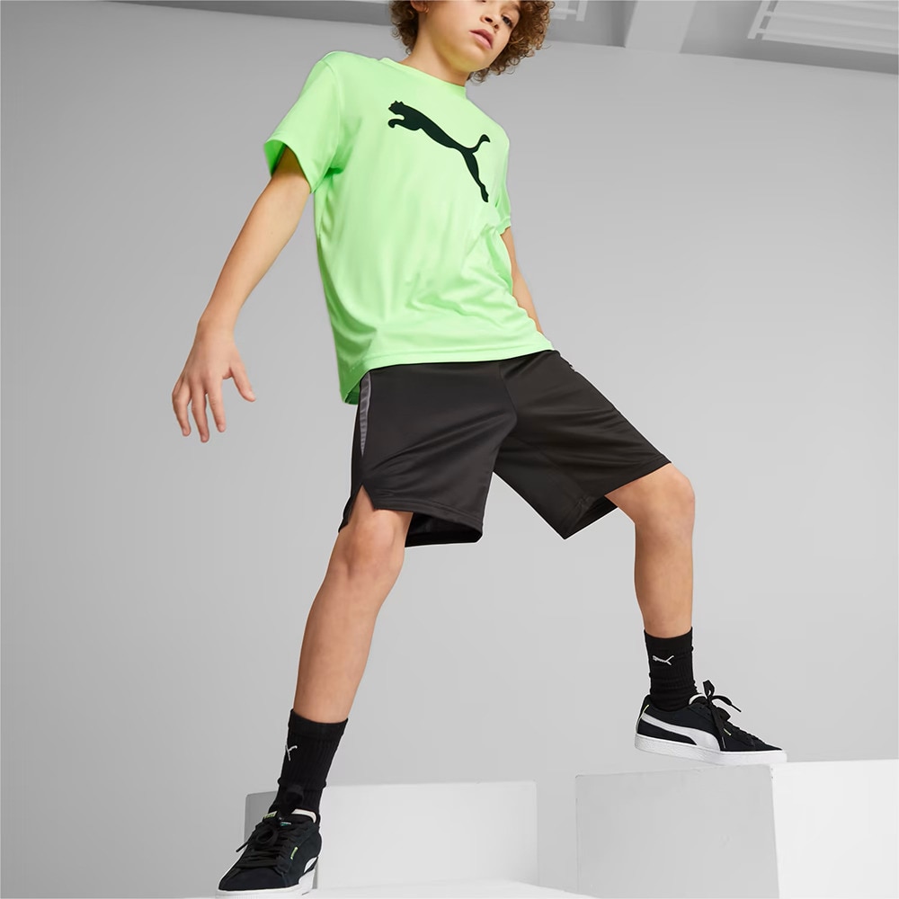 プーマ（PUMA）（キッズ）ACTIVE SPORTSショートパンツ 675773 01 BLK