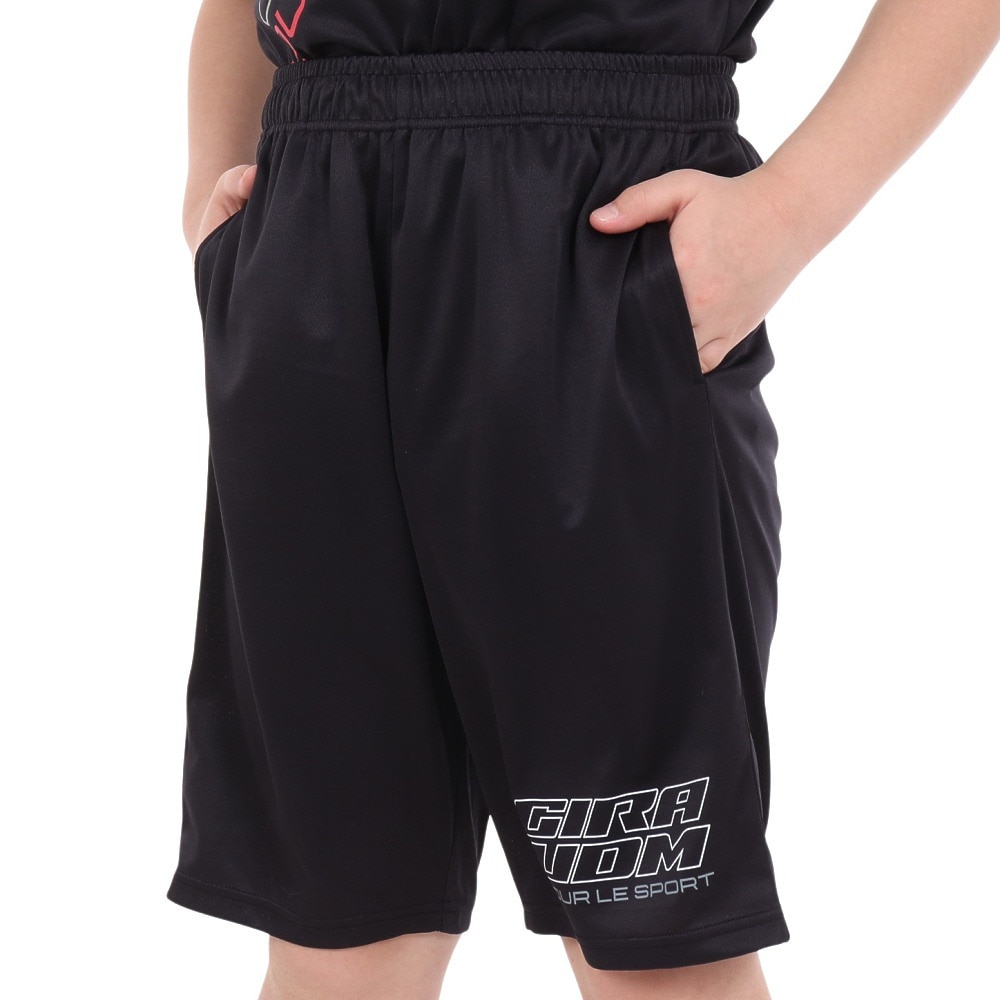 ジローム（GIRAUDM）（キッズ）ドライプラス メッシュハーフパンツ PT4S0089-TR868-GRES BLK