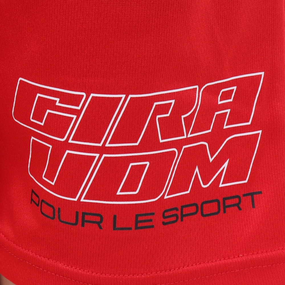 ジローム（GIRAUDM）（キッズ）ドライプラス メッシュハーフパンツ PT4S0089-TR868-GRES RED
