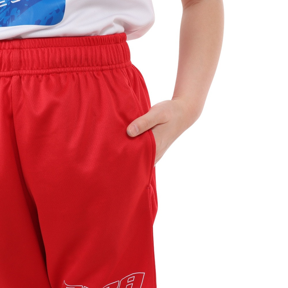 ジローム（GIRAUDM）（キッズ）ドライプラス メッシュハーフパンツ PT4S0089-TR868-GRES RED