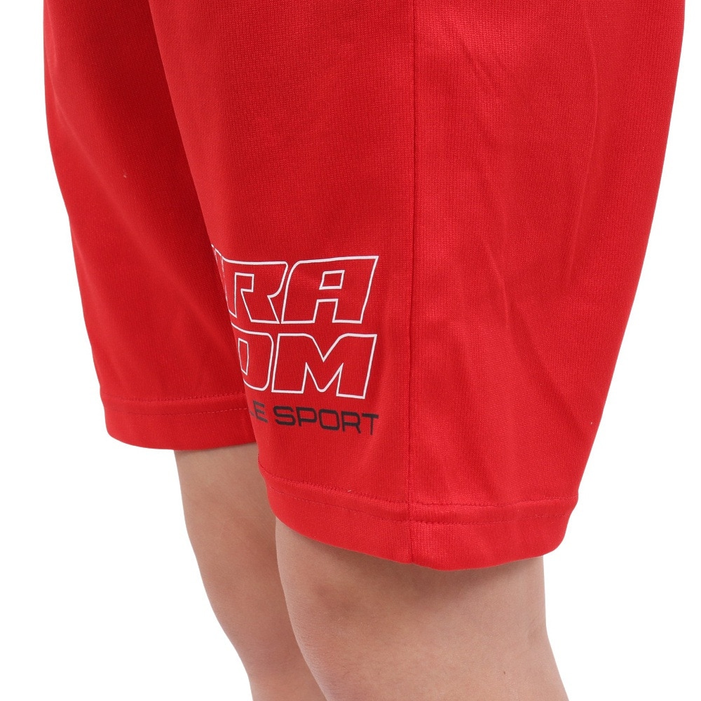 ジローム（GIRAUDM）（キッズ）ドライプラス メッシュハーフパンツ PT4S0089-TR868-GRES RED